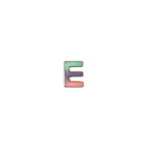 آویز حرف E مینا