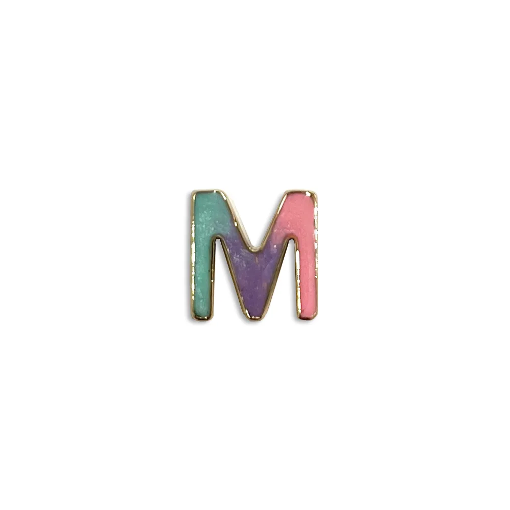 آویز حرف m مینا